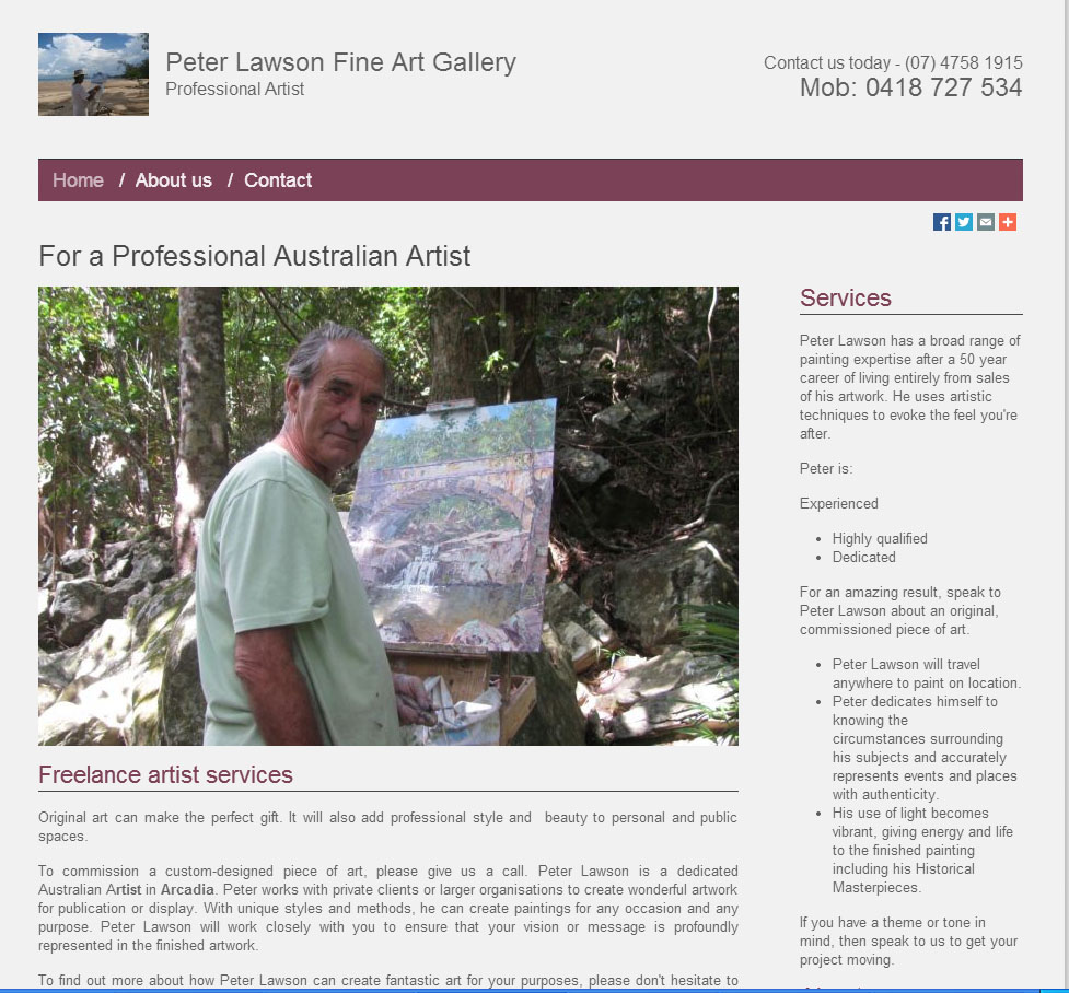 Peter Lawson Website